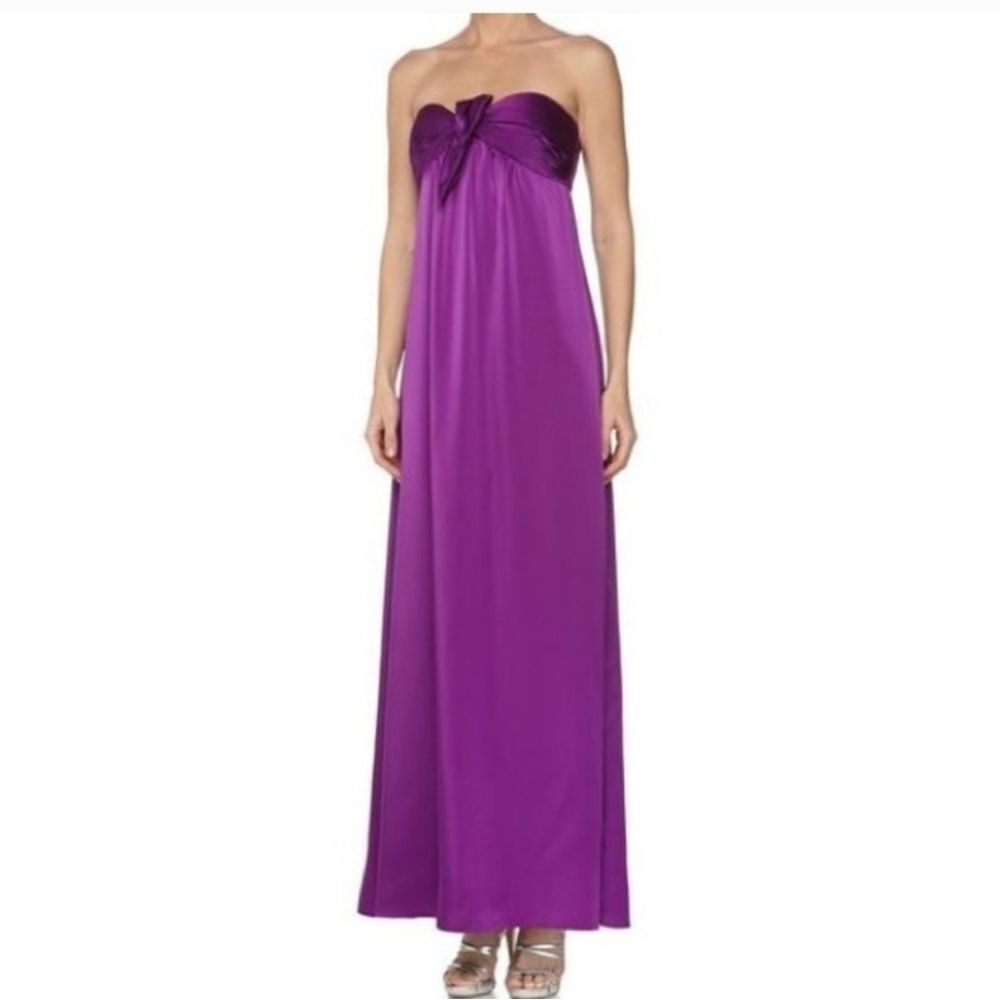 Bcbgmaxazria NWT Removable Strap Orchid Dress NWT - Picture 5 of 13